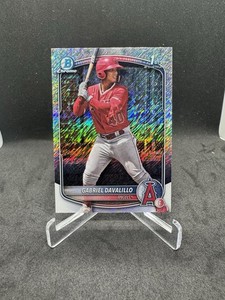 2025 Bowman Chrome Gabriel Davalillo Shimmer Refractor #BCP-178 (RC) LA Angels