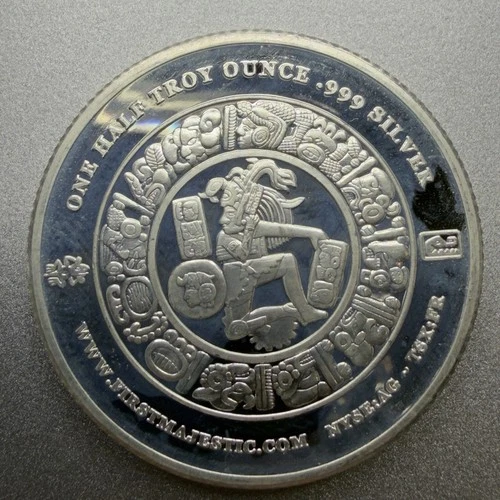 2022 First Majestic 1/2 (HALF) Troy Oz Round 0.999 Silver BU Direct from FM