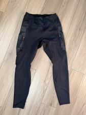 Athleta Radiant Grif High Traverse Leggings with Pockers Black Sz M