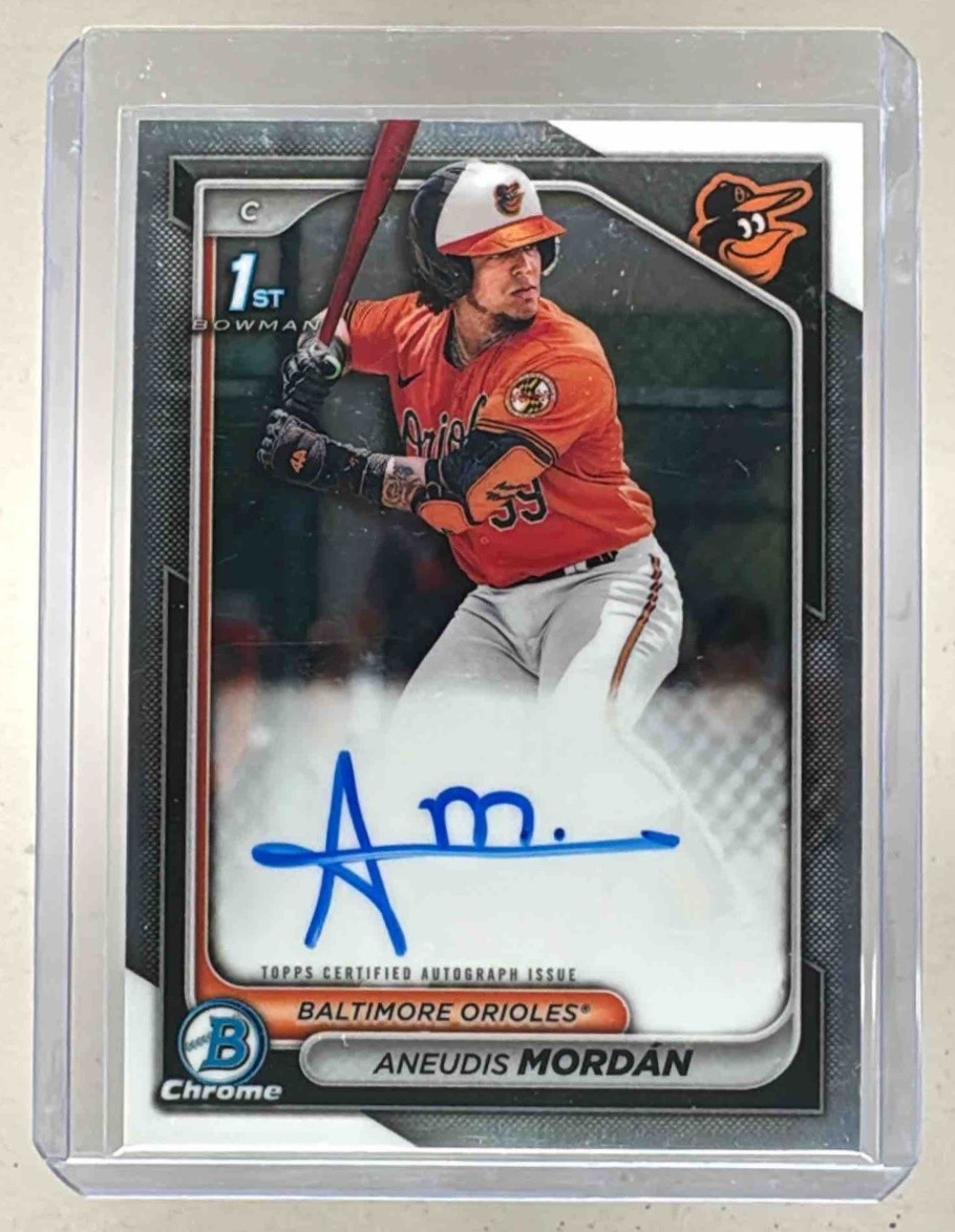 Aneudis Mordan 2024 Bowman Chrome #CPA-AMO Auto 1st RC