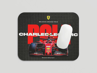 Formel 1 Charles Leclerc LogiLink ID0096 Mauspad - Schwarz, 220 x 250 mm