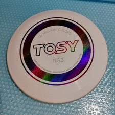 TOSY Flying Disc 16 Million RGB Multi-color LED White Pro 175g Frisbee  Rainbow 