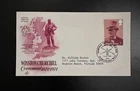 UK GB 1974 - Winston Churchill Centennial FDC 8p Artcraft variety