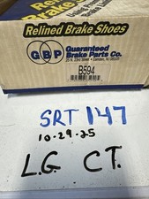 Guaranteed Brake Products Relined Brake Shoes B594 Vintage NOS Made In The USA