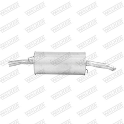 Endschalldämpfer Nachschalldämpfer WALKER 71396 JU für FORD FUSION TDCi