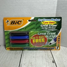 Bic Dry Erase Marker Low Odor 2-4 Packs