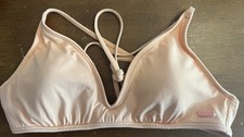 Roxy Light Blush Triangle Bikini top with Strappy Back Small