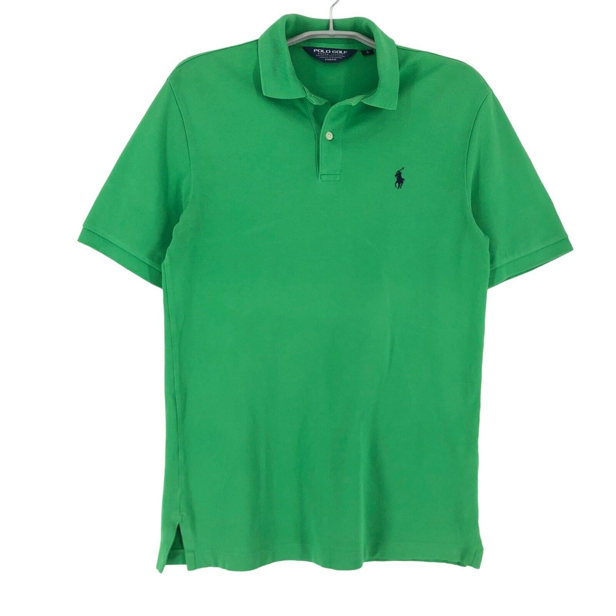 POLO GOLF RALPH LAUREN Polo Neck T-Shirt Pro Fit Green Men Size S