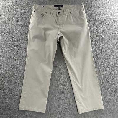 Atelier Gardeur Mens Pants Beige Size 40x27* Neviot Regular Fit Cotton Blend