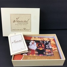 New Halloween Fold Out Scrapbook Photo Album Once Upon A Family Pumpkins Fall