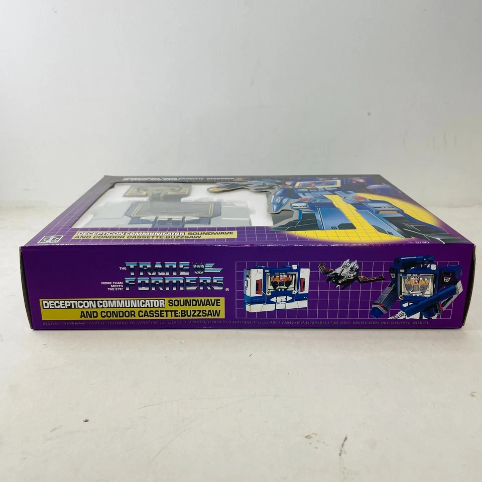 Transformers G1 Decepticon Communicator Soundwave Condor Cassette Buzzsaw Figure - Image 4 of 4