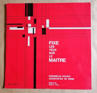 Adventistes von Paris Fixed Les Yeux Mal Le Maitre LP 33T Selten Platten Deva