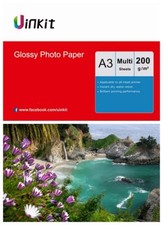 A3 Paper Inkjet Paper High Glossy Middle Thickness Photo Paper 200Gsm Uinkit Lot