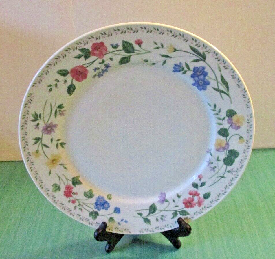 FARBERWEAR ENGLISH GARDEN - Chop Plate / Platter - Stoneware - 12" Diam. - EUC
