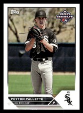 2023 Topps Pro Debut #PD-6 Peyton Pallette Card ACL White Sox