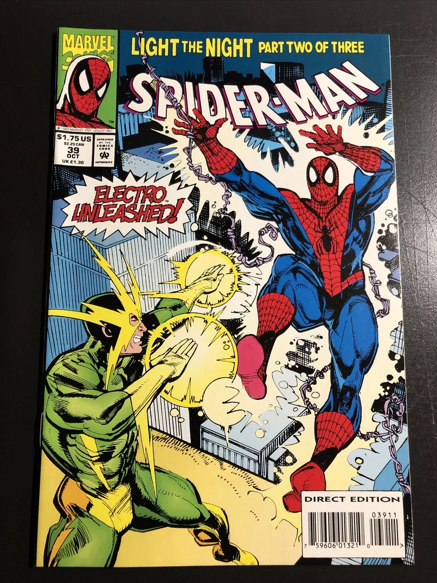 Spider-man 39 Spider-man Vs Electro marvel Comic Book 