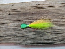6 Bucktail Jigs, 3/4 oz 4/0 Sickle Hook - Lake Erie Walleye Fishing - Perch