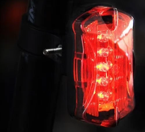 2 Stück Fahrrad Rücklicht 5 LED rot Sicherheit hinten blinkend 6 Modi AAA batteriebetrieben - Bild 18 von 19