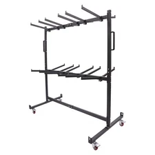 Folding Chair and Table Cart One Tier Folding Chair Dolly with Swivel Caster 