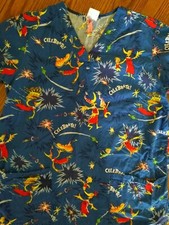 Dr. Seuss scrub top medium  EUC  Celebrate