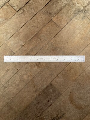 NOS Rabone Chesterman 12'' 6R Rigid Precision Rule (703-012)