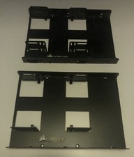 LOT of 2 Dual Mounting Bracket SSD Corsair 3.5CSSD-BRKT2 Black Solid State Drive
