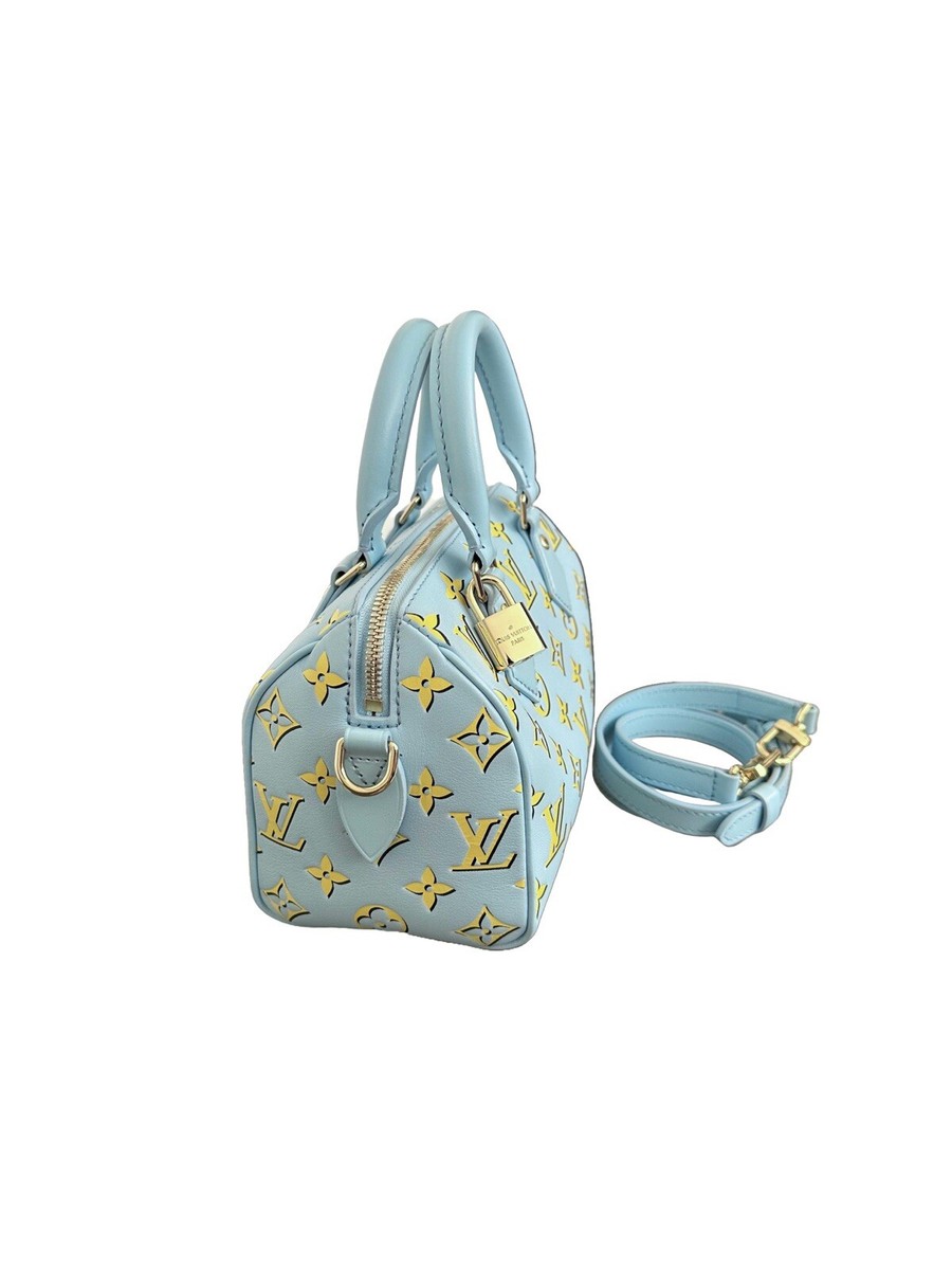 Louis Vuitton Speedy 20 Baby Blue Limited Edition M25454 | eBay