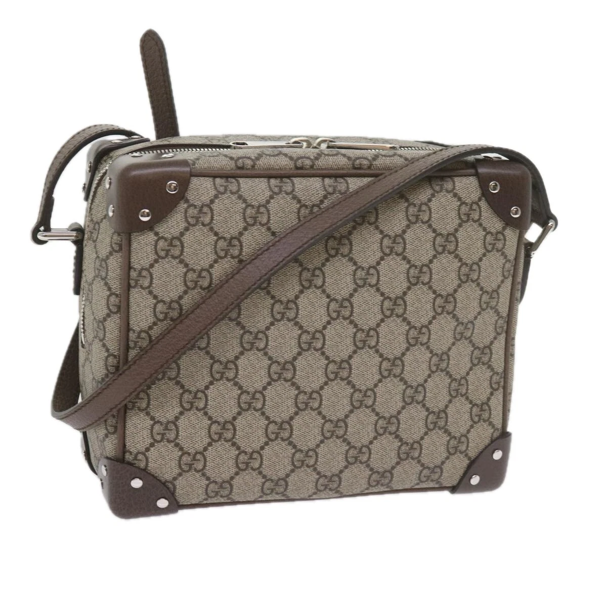 Sac bandoulière GUCCI GG Supreme beige 626363 authentique 60070S