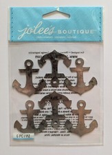 Jolee's Metal Anchors Repeats Nautical Scrapbooking Stickers