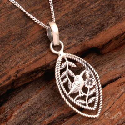 Amazing Bird Shape Pendant,Necklace For Christmas Gift,925 Sterling Silver