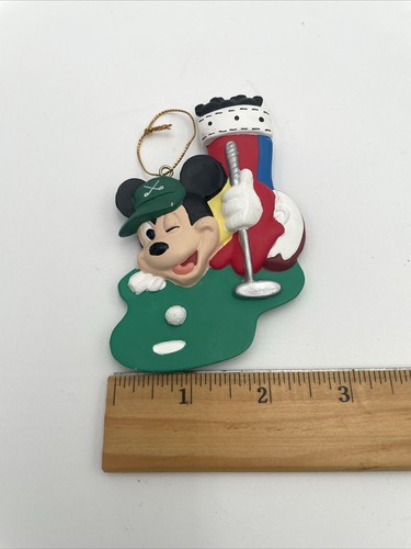 Vintage Rare Walt Disney World Mickey Mouse Golf Christmas Ornament - Picture 6 of 6