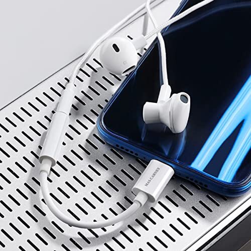 Adaptador USB-C A 3.5 Mm Con Carga Para Fossibot F101P – Escucha Música Y Carga Al Mismo Tiempo, 12.5 Cm