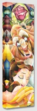 Disney Fine Art Treasures On Canvas Collection True Love's Embrace-Beauty+Beast