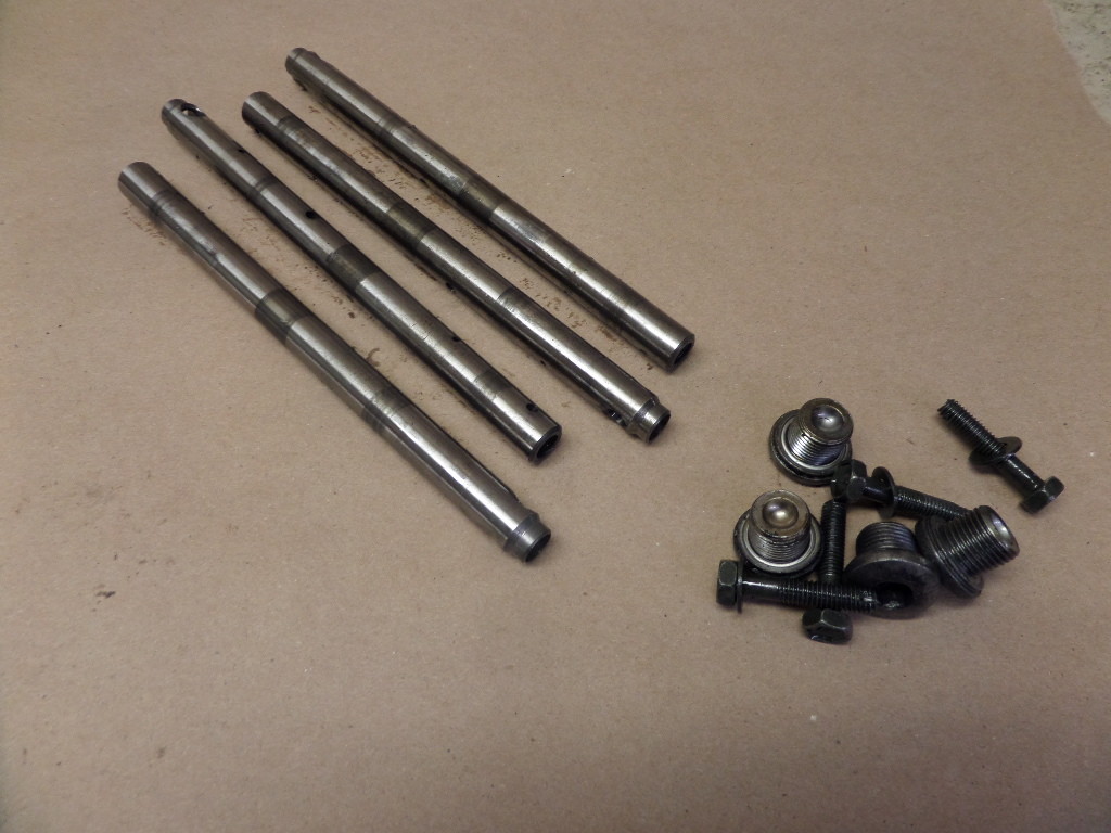 専用1 2005 SUZUKI KATANA GSX750 F ENGINE HEAD VALVE ROCKER ARM SHAFTS