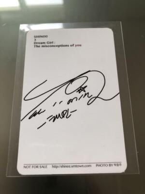 SHINee Dream Girl サイン入りCD 超希少】直筆サイン入り☆SHINee 3rd アルバム 韓国盤