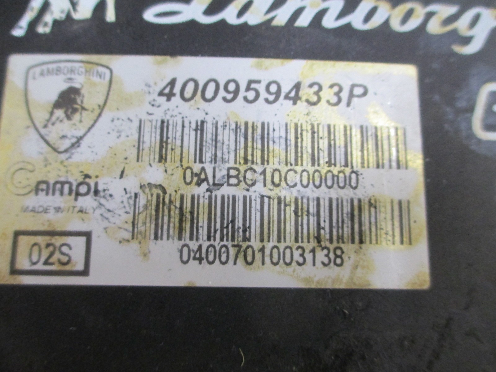 Lamborghini  Gallardo - GFA Computer Control Unit / ECU # 400959433P