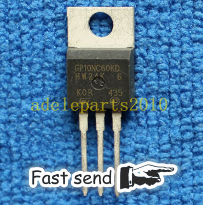 10pcs STGP10NC60KD GP10NC60KD N-channel Short circuit rated IGBT TO-220