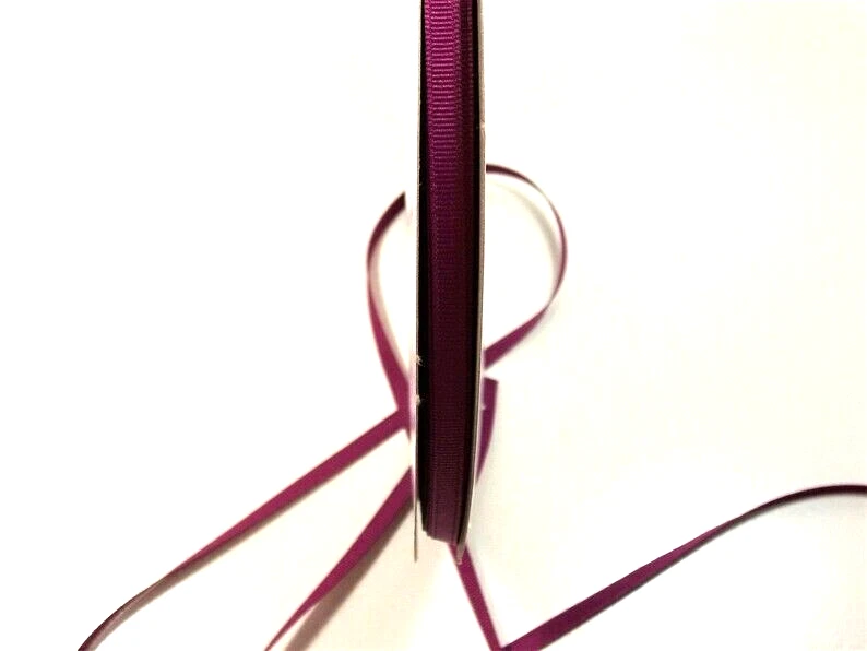 Bright Purple Grosgrain Ribbon 1/4" wide x 8 yards Schiff Festive Fuchsia B61 - Image 3 of 4