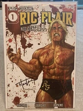 Codename Ric Flair #1 Battle Damage Trade Variant SIGNED by Tyler Kirkham COA!