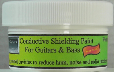 NEW! Conductive Shielding Paint for Strat, Tele, LP Style Guitars and Bass