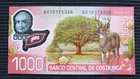 COSTA RICA 1000 Colones 2013 P274b Series B UNC Polymer Banknote