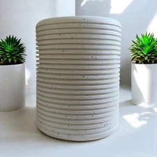 Sculptural Post-Modern Sottsass-like Vessel/Vase/Planter (10”h)