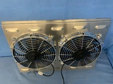 26" x 19'' UNIVERSAL CROSS FLOW SHROUD & DUAL 12" FAN USA MADE CFM 3200