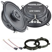 Ground Zero Lautsprecher FüR Renault Clio IV Ab 2014 Heck TüR 2-Wege 100W #AQK0