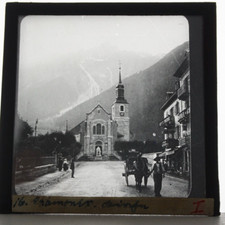 Paroisse Saint Bernard Circa 1920-1930 Glass Positive Glass Slide 8.5cm X 8.5cm