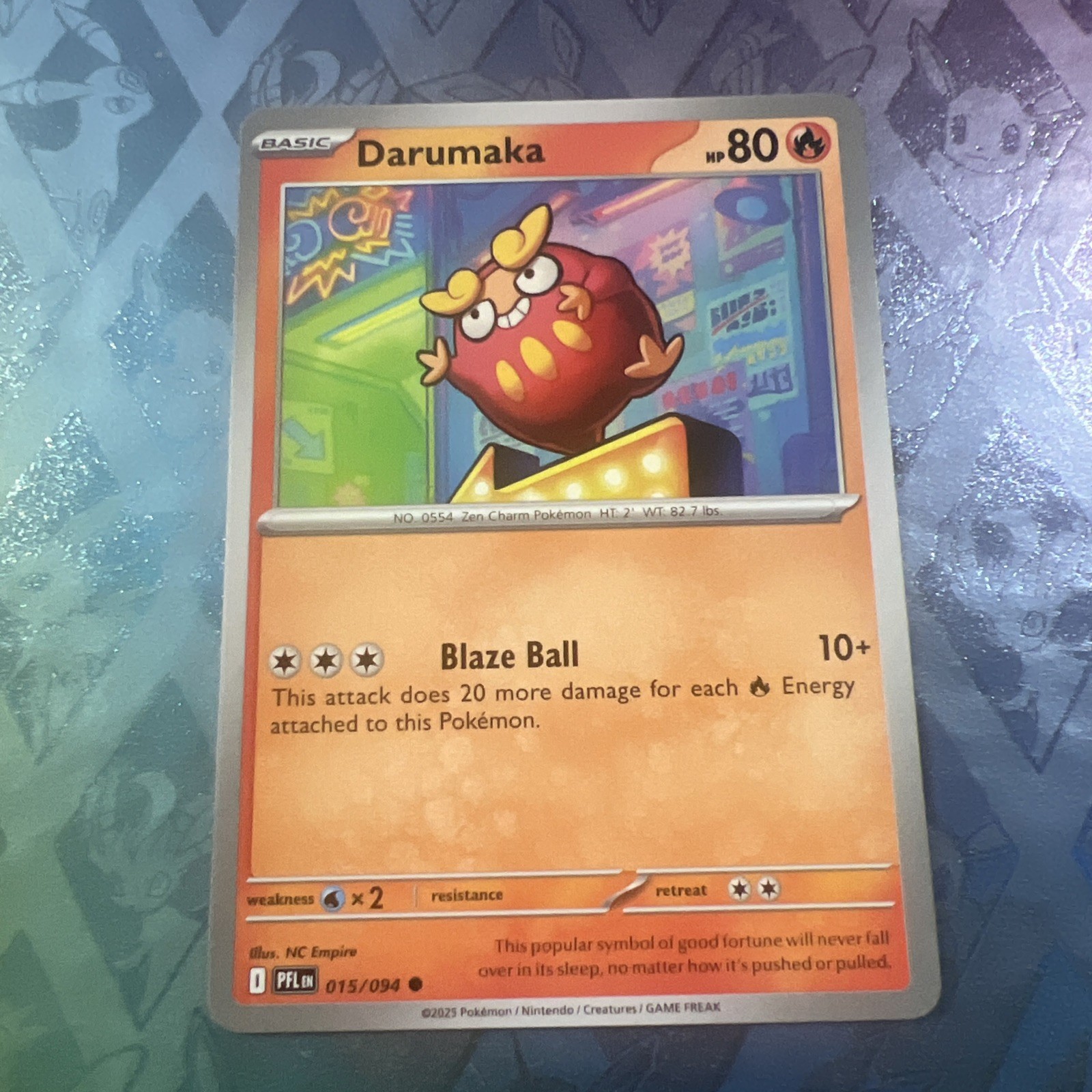 Darumaka Normal Common ME02: Phantasmal Flames - 015/094 NM Pokemon Regular