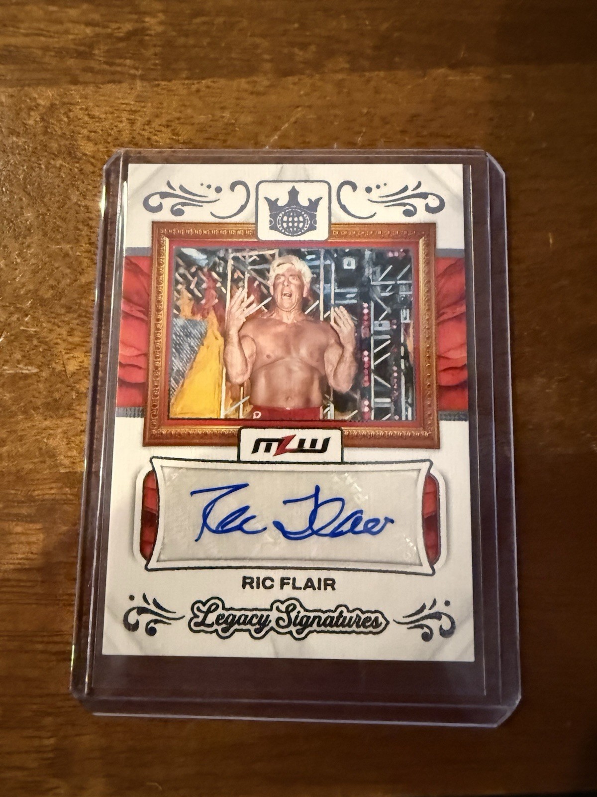 2026 MLW Ring Royalty Ric Flair Signed Auto view 1