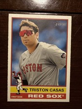 2025 Topps Heritage Triston Casas Image Variation SP #377 Red Sox