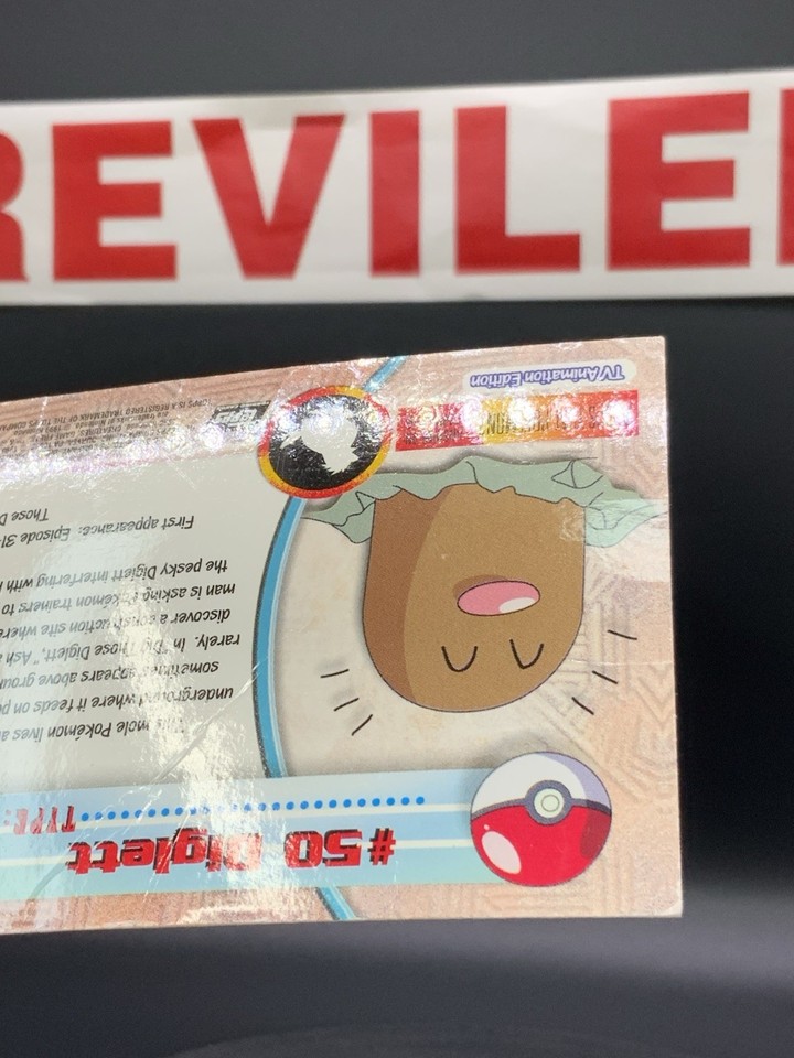 #50 Diglett Holo Series 1 Topps - Pokémon Card Damage - HP | eBay