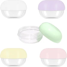5 Pcs 10ml Small Travel Containers - Convenient Travel Jars for Creams Travel...